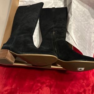 UGG Arana Women's Tall Boots Knee-High Black Suede Size 11